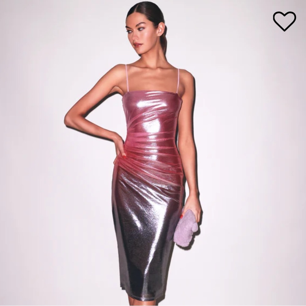 Fleur de mal ombré shine dress S - Picture 2 of 9
